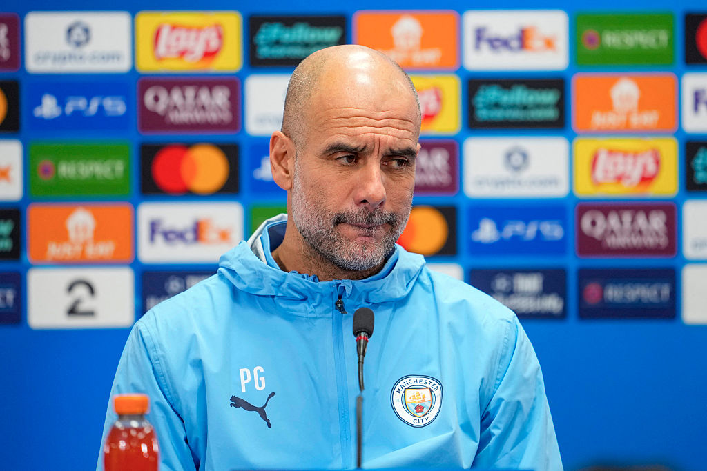 Man City boss Pep Guardiola
