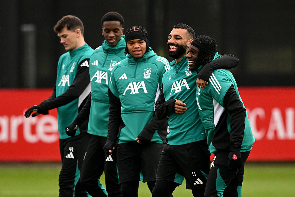 Liverpool in training