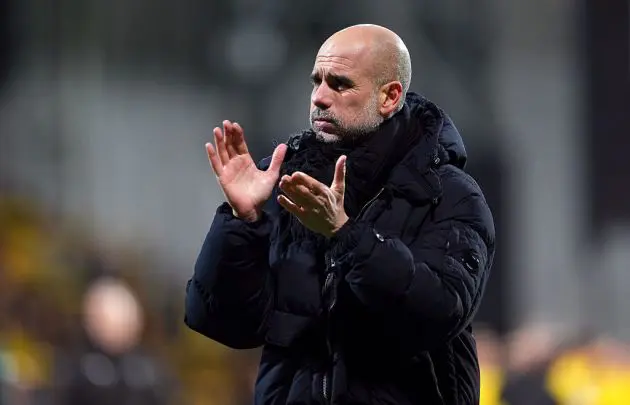 Man City boss Pep Guardiola