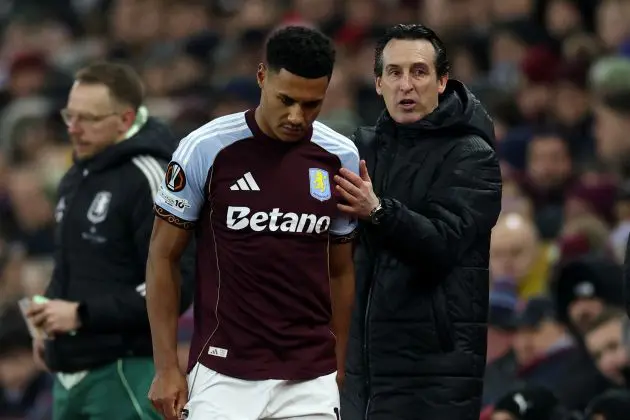 Ollie Watkins and Unai Emery
