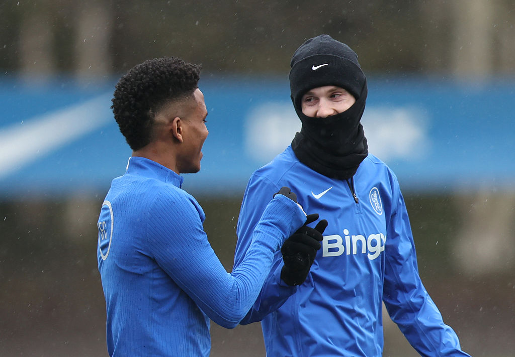 Estevao and Cole Palmer