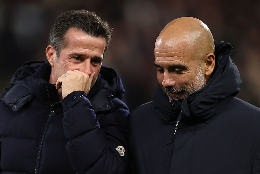 Marco Silva and Pep Guardiola