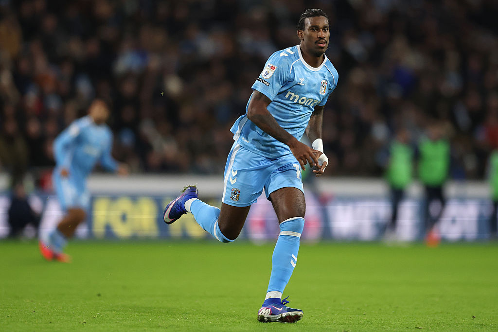 Coventry striker Haji Wright