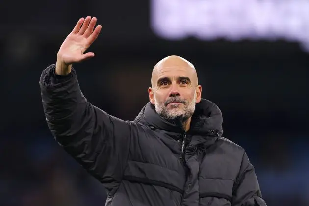 Man City boss Pep Guardiola