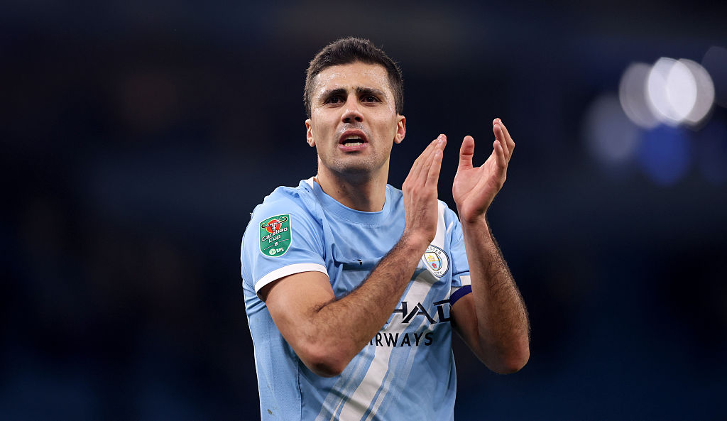 Man City midfielder Rodri
