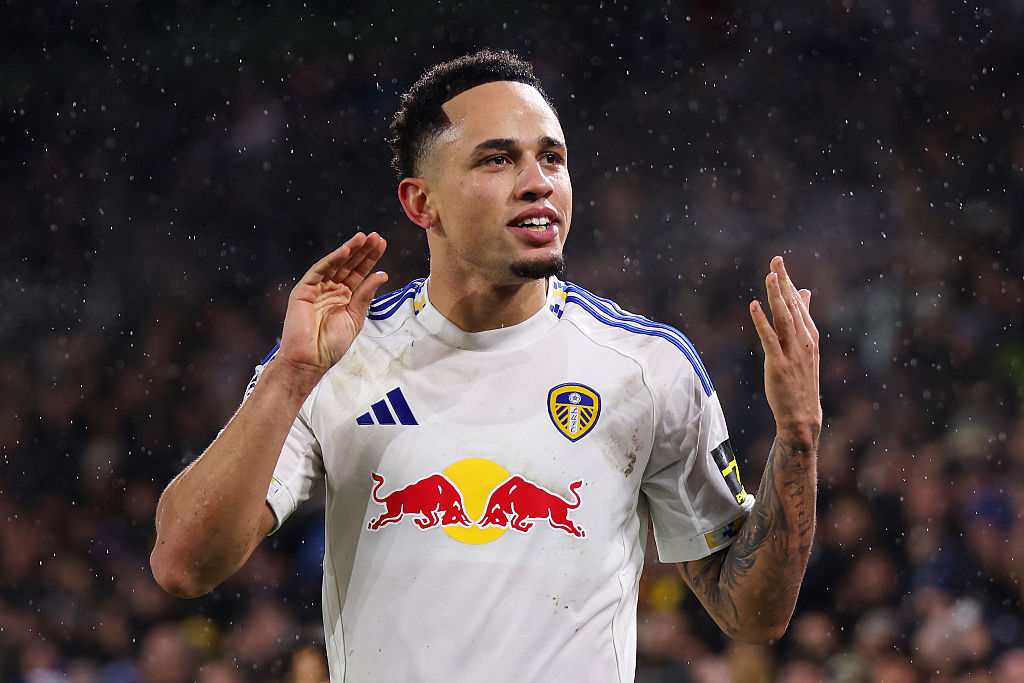 Leeds forward Noah Okafor