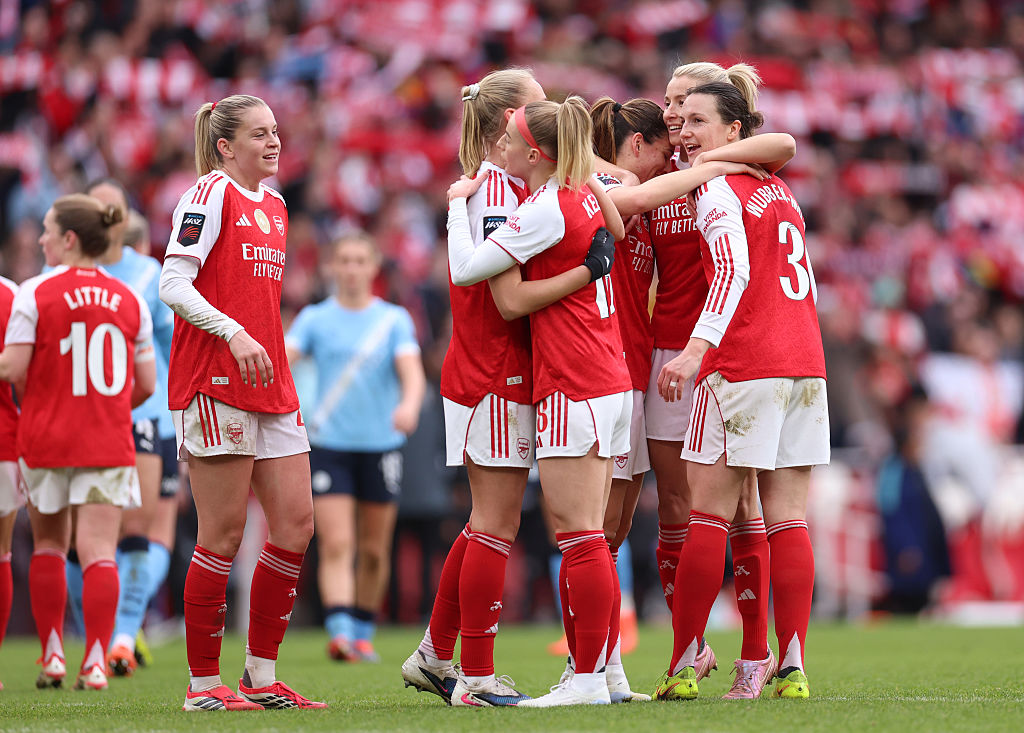 Arsenal Women celebrate