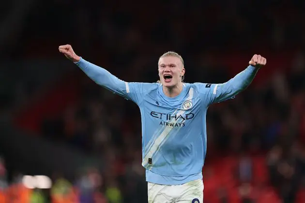 Man City striker Erling Haaland