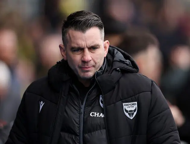 Oxford United boss Matt Bloomfield