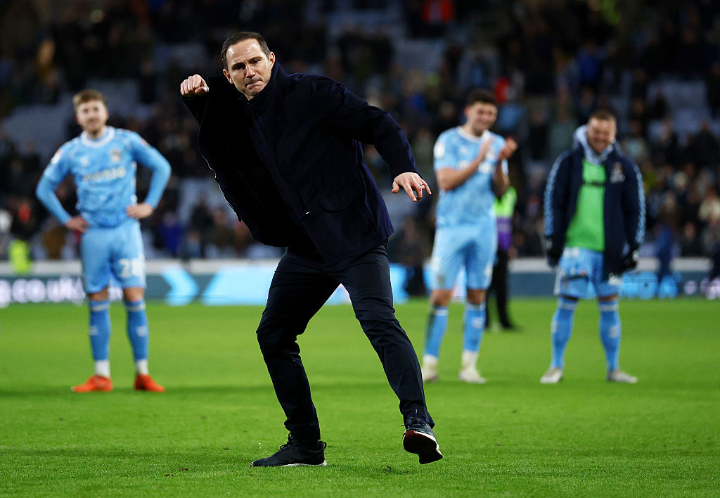 Frank Lampard celebrates