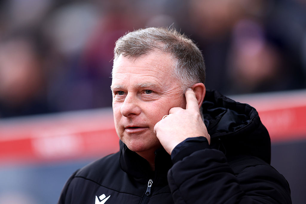 Stoke City boss Mark Robins