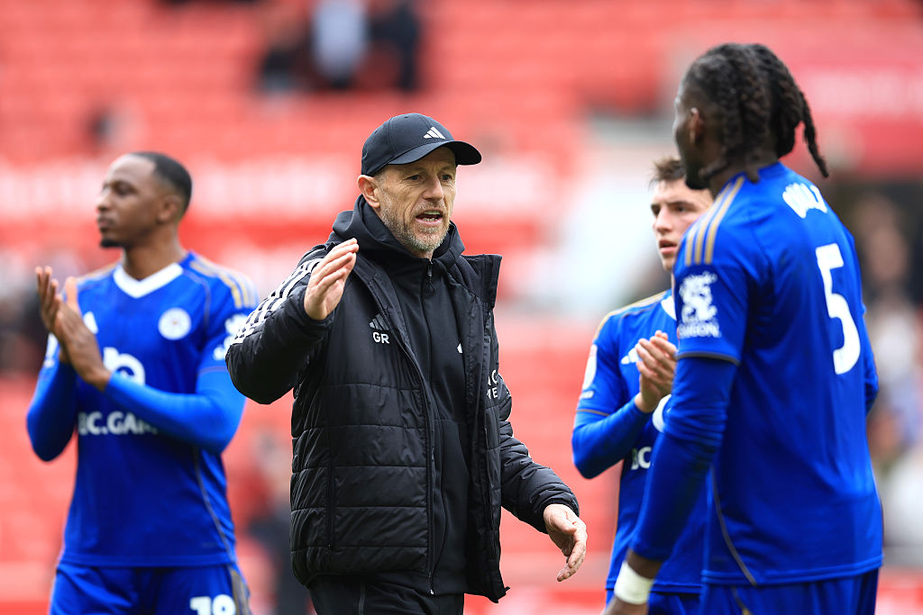 Leicester City boss Gary Rowett