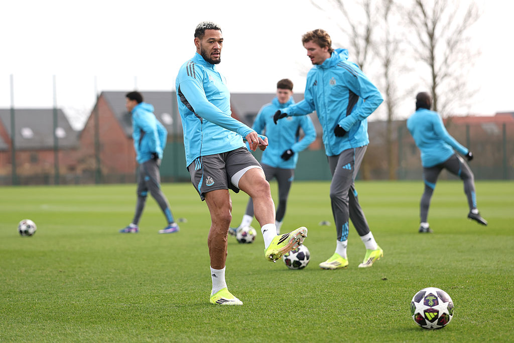 Newcastle in training