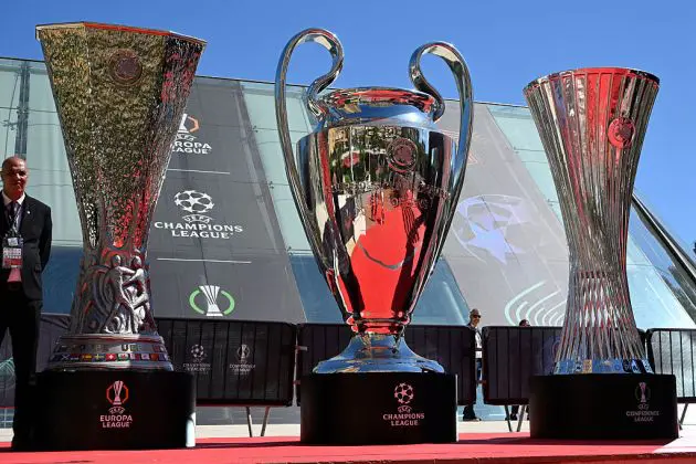 The European trophies