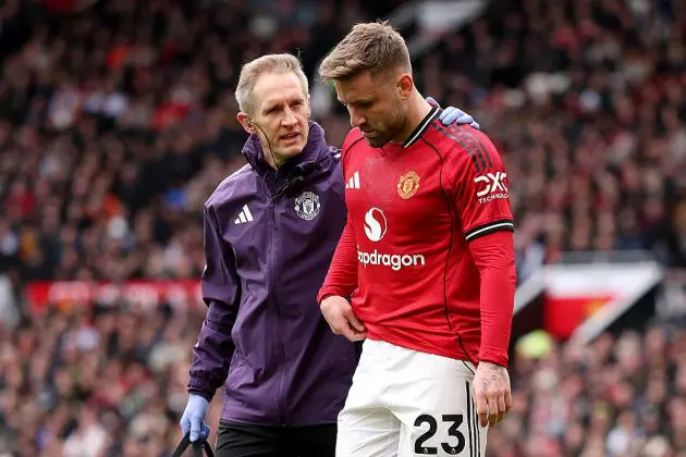 Man Utd defender Luke Shaw