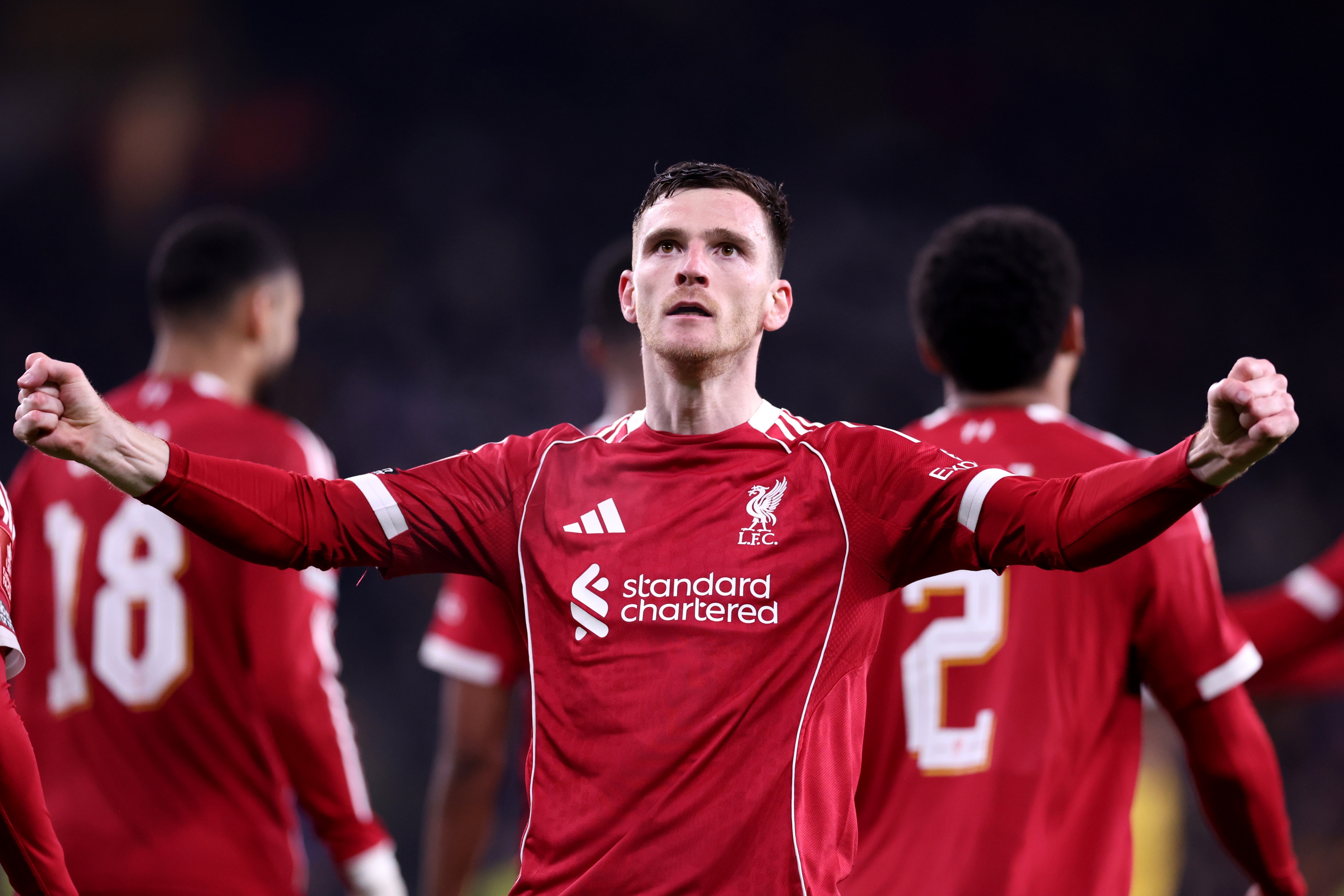Liverpool defender Andy Robertson (Photo by Alex Livesey/Getty Images)
