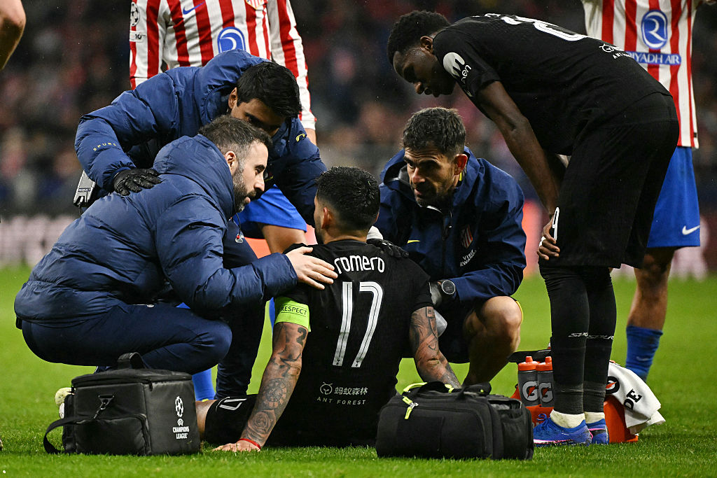 Cristian Romero suffered an injury against Atletico Madrid