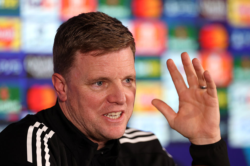 Newcastle boss Eddie Howe
