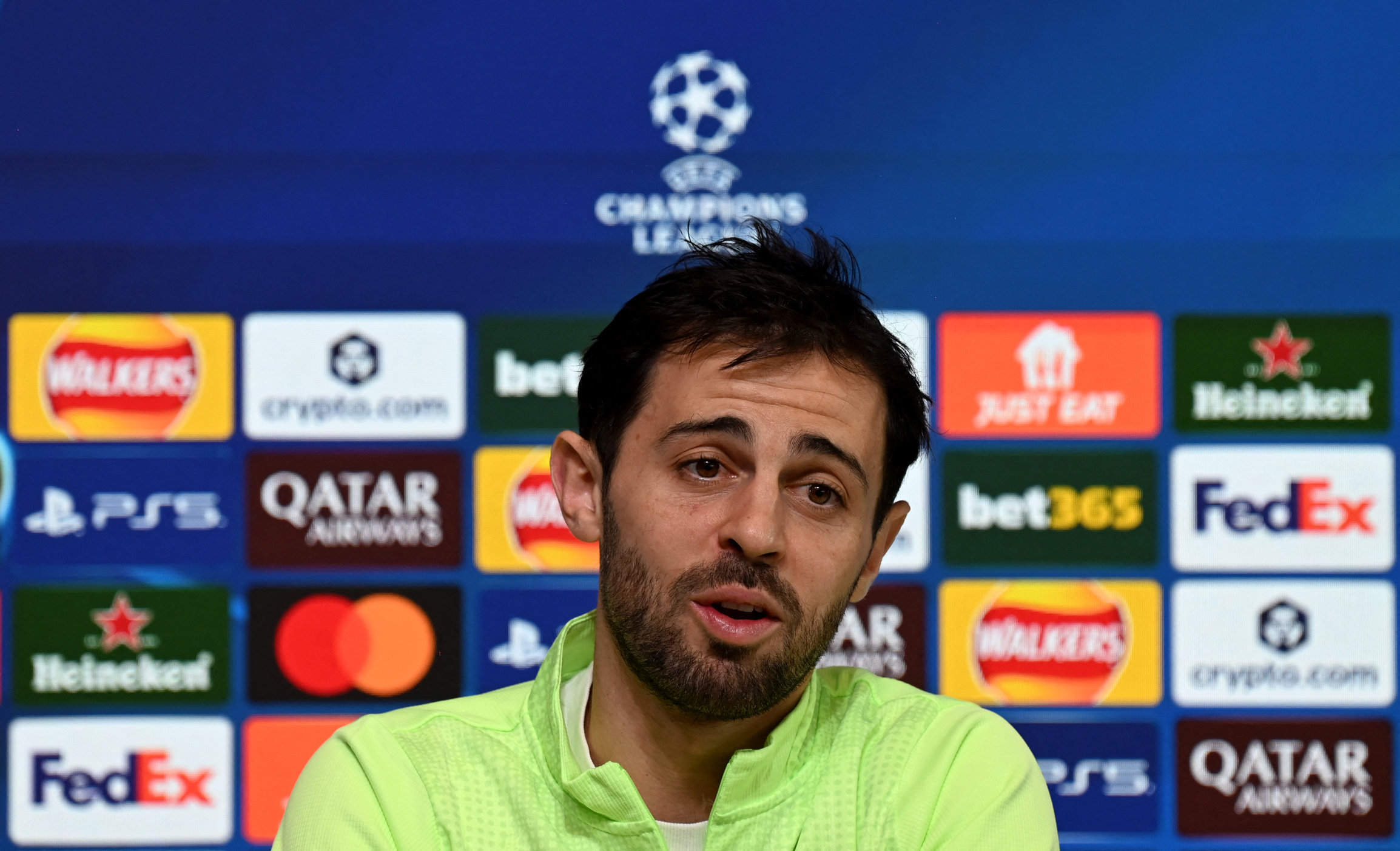 Man City midfielder Bernardo Silva