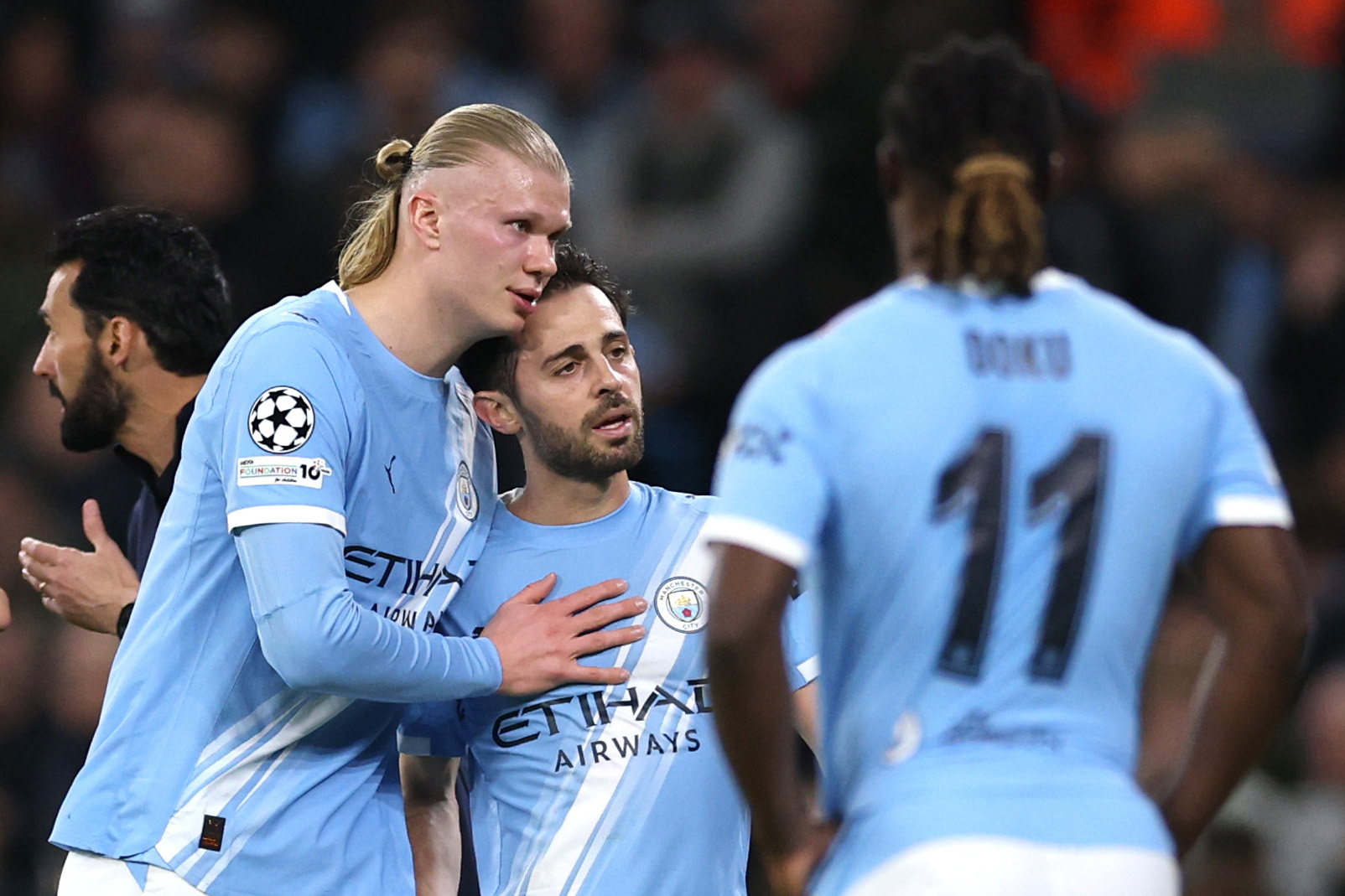 Bernardo Silva after being sent off against Real Madrid
