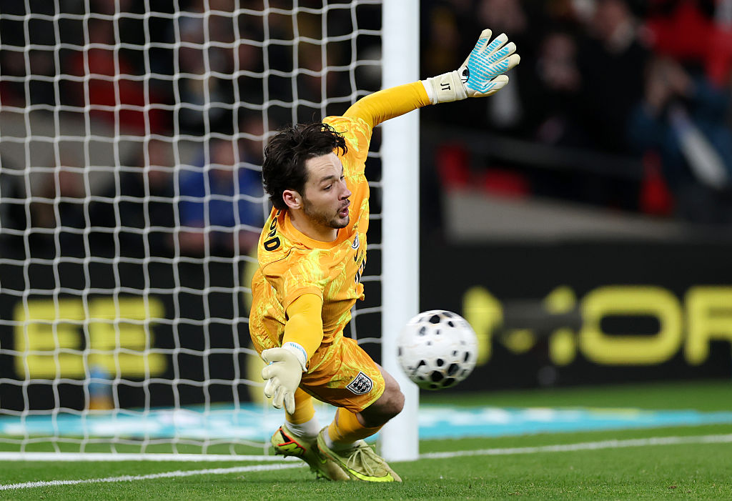 England goalkeeper James Trafford