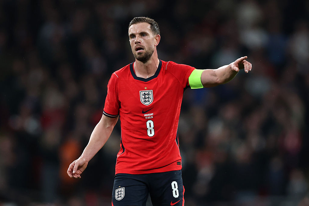 England midfielder Jordan Henderson