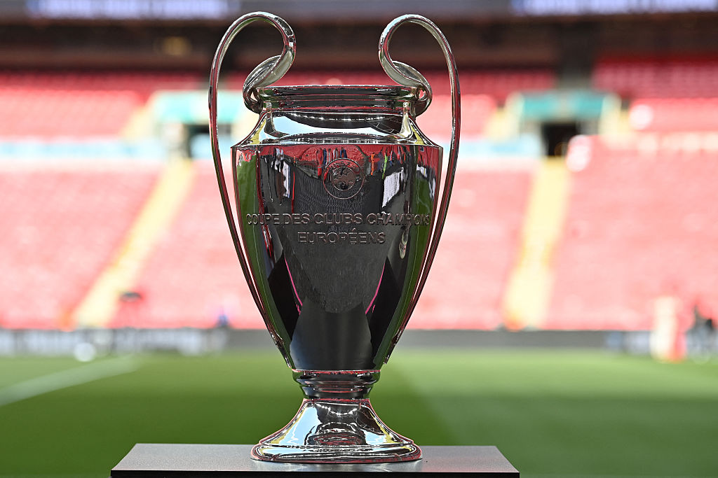 The Champions League trophy
