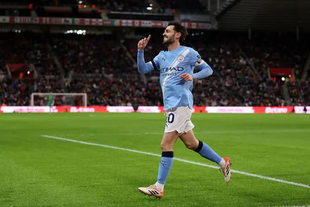 Manchester City midfielder Bernardo Silva