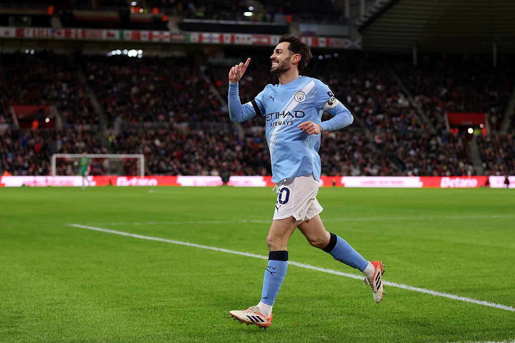 Manchester City midfielder Bernardo Silva