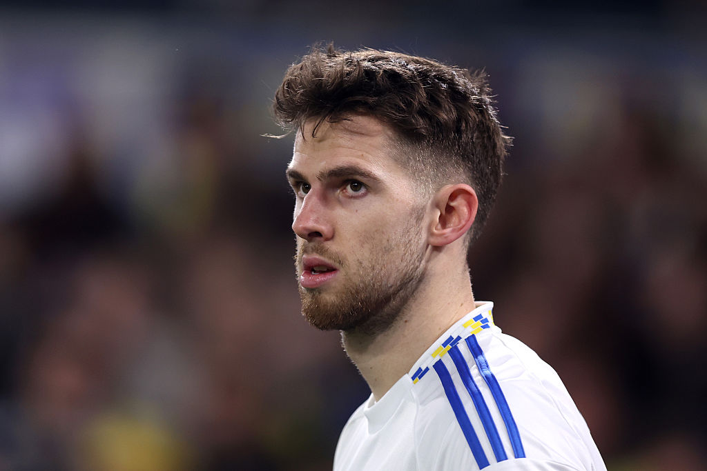 Leeds midfielder Anton Stach