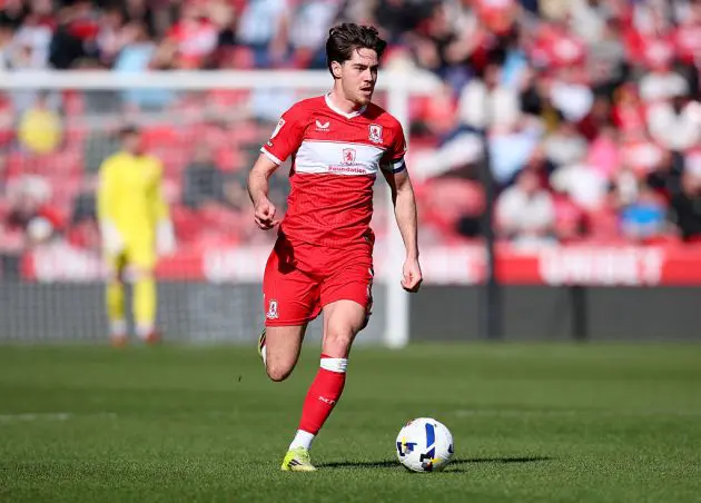 Middlesbrough midfielder Hayden Hackney