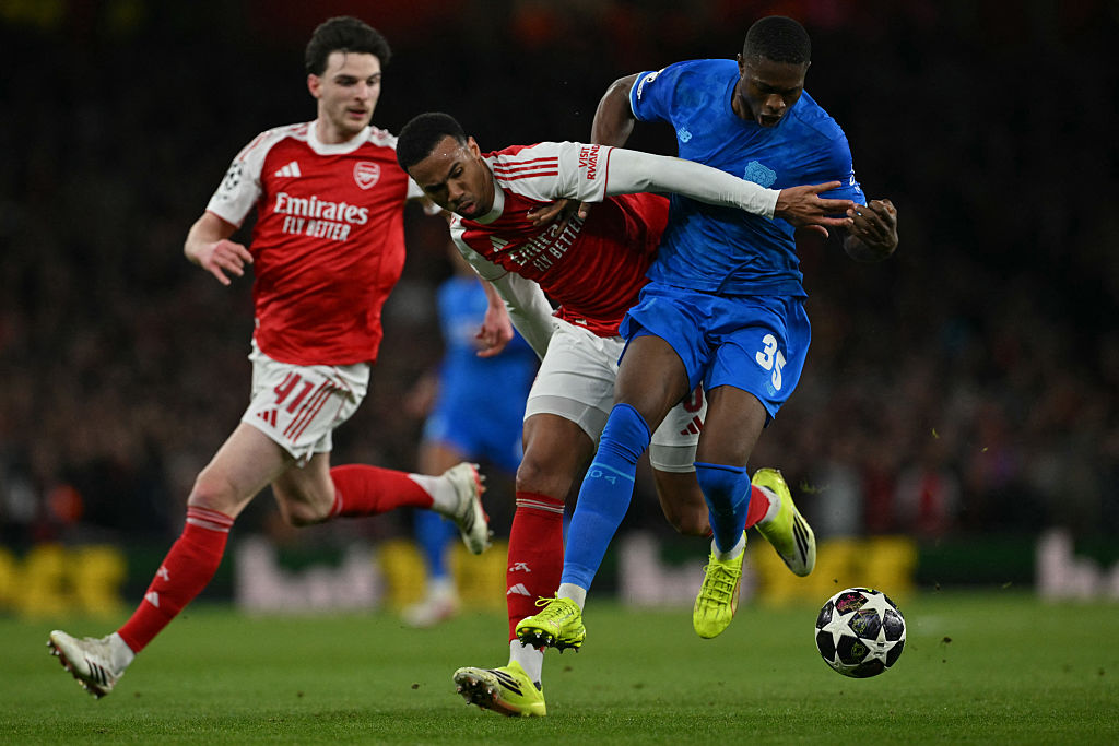 Kofane in action against Arsenal
