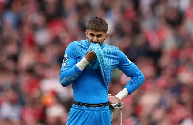 Spurs goalkeeper Guglielmo Vicario