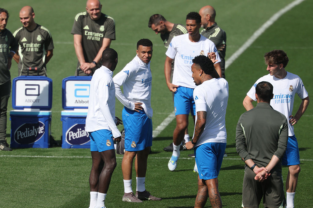 Real Madrid in training