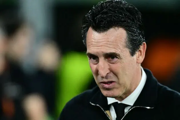 Aston Villa boss Unai Emery