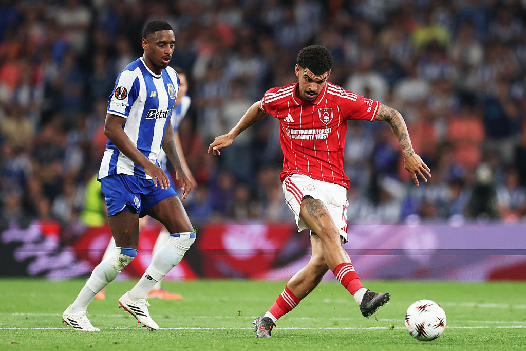Morgan Gibbs-White in action against Porto