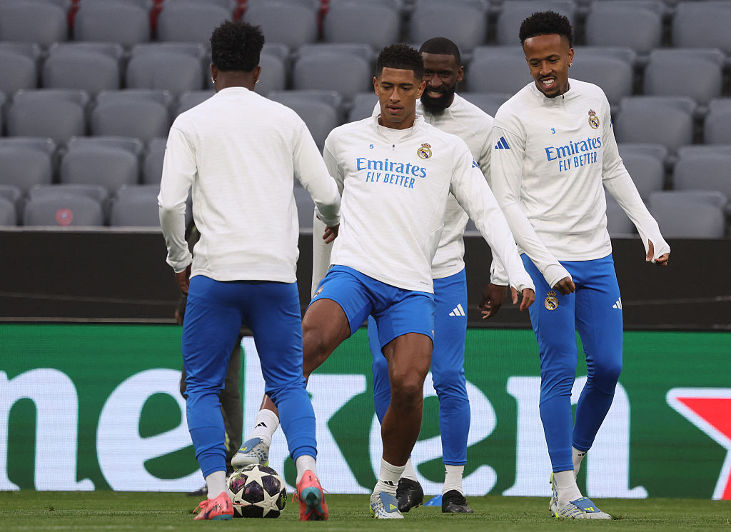 Real Madrid in training