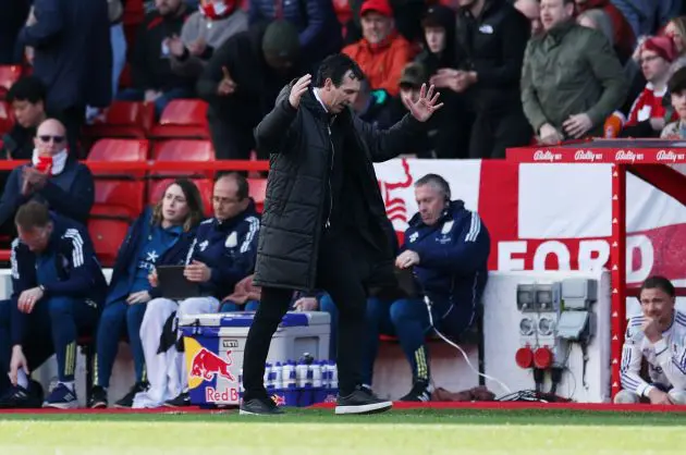 Aston Villa boss Unai Emery