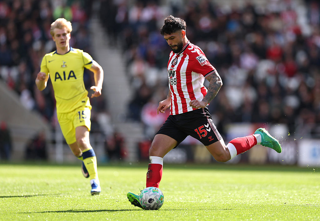 Omar Alderete in action for Sunderland