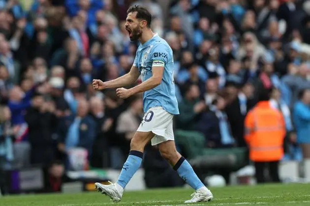 Man City midfielder Bernardo Silva
