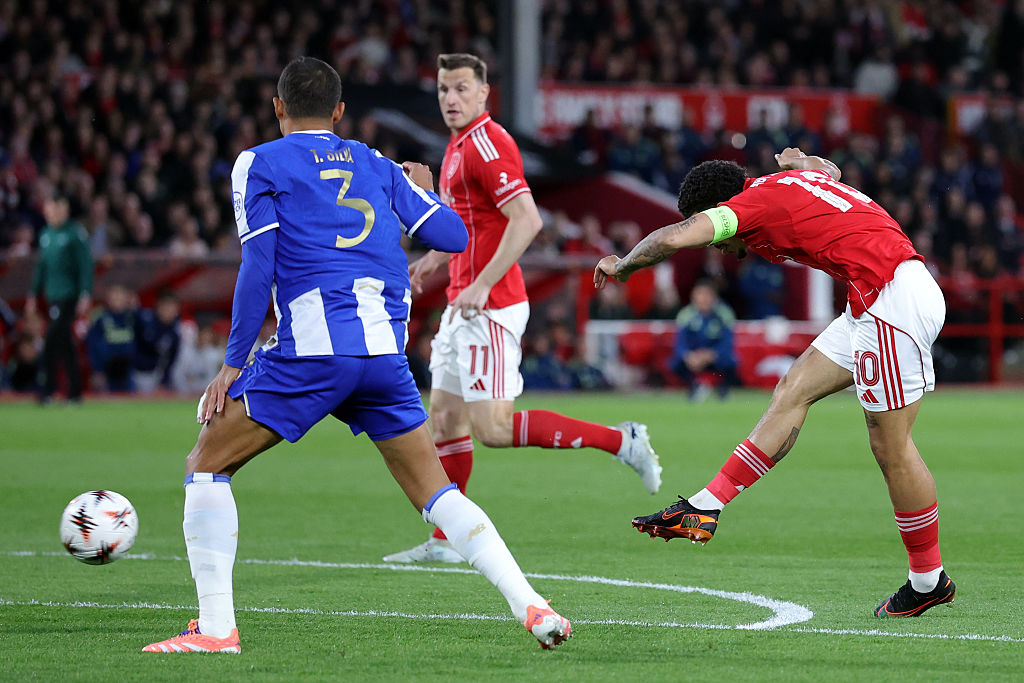 Gibbs-White's goal against Porto