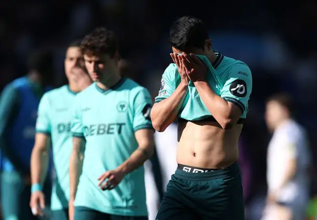 Wolves' relegation has been confirmed