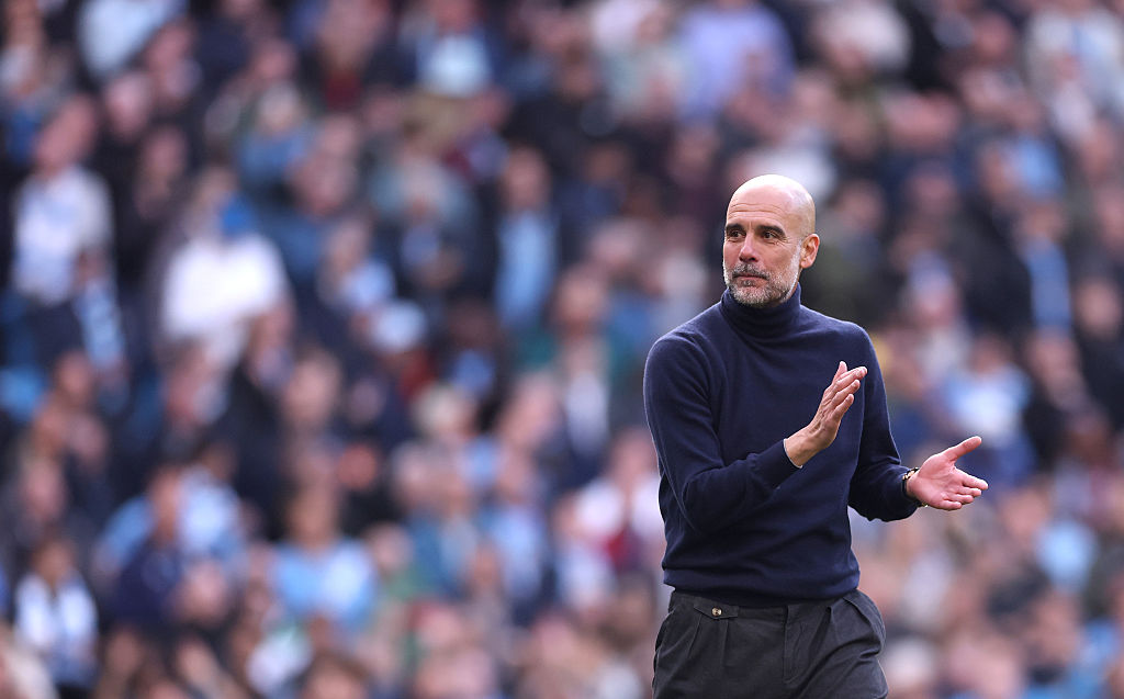 Manchester City boss Pep Guardiola