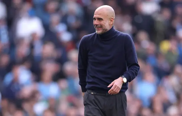 Manchester City boss Pep Guardiola