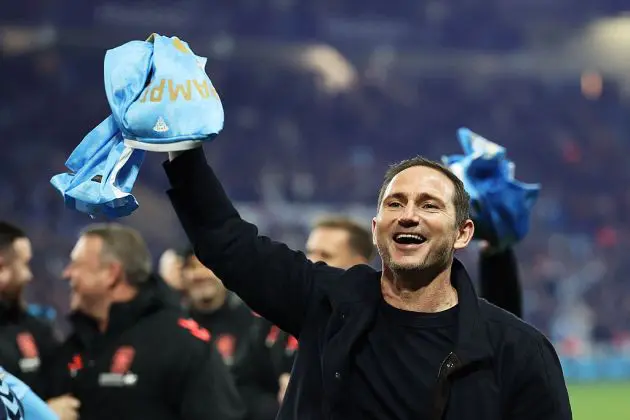 Frank Lampard celebrates