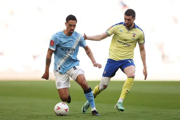 Tijjani Reijnders in action against Southampton