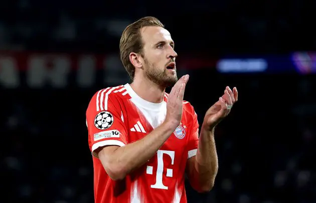 Bayern Munich striker Harry Kane