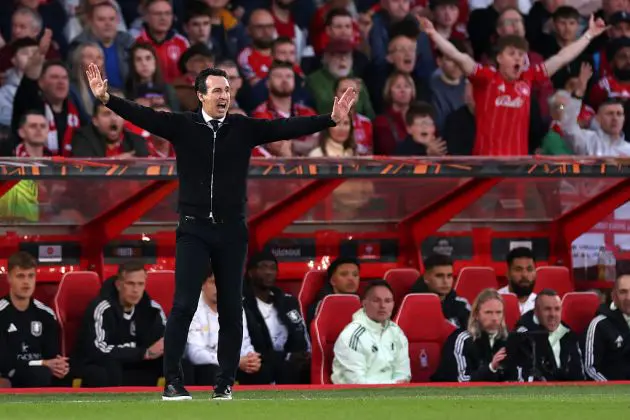 Aston Villa boss Unai Emery