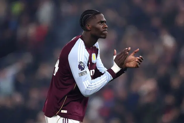 Aston Villa midfielder Amadou Onana