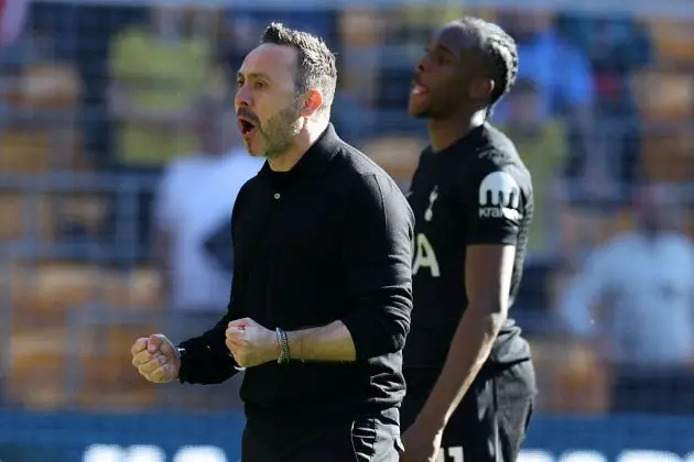Spurs boss Roberto De Zerbi